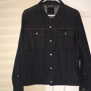 Obey Dark Blue Denim Jacket Men’s Medium